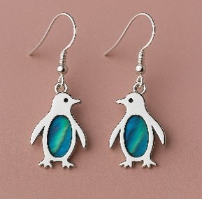 Happy Belly Penguin Hook Earrings