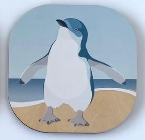 Penguin Coaster (wood)